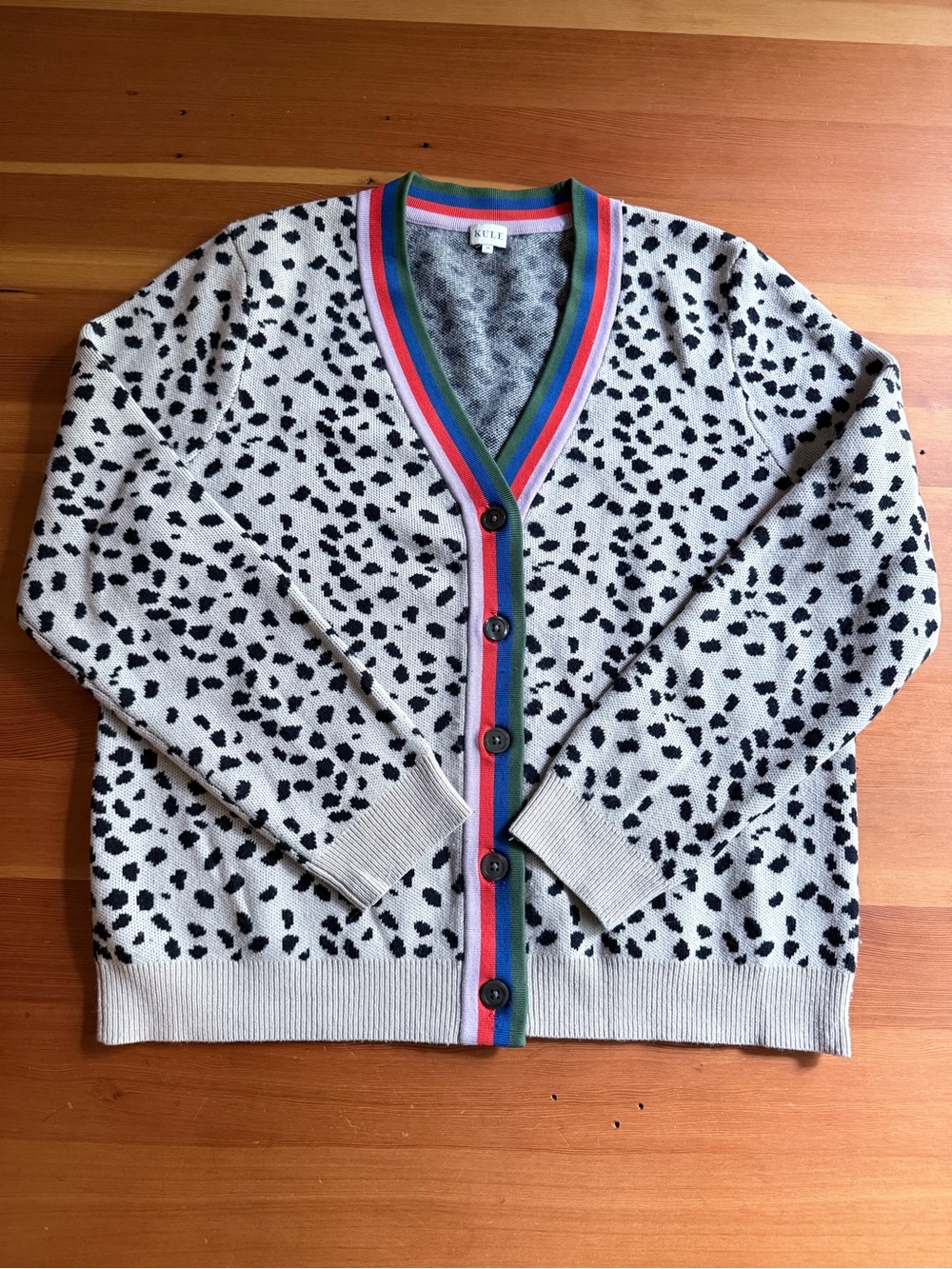 KULE Leopard Print Cardigan